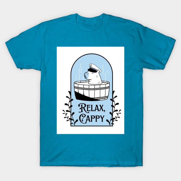 Relax, Cappy T-Shirt by Threadcraftian